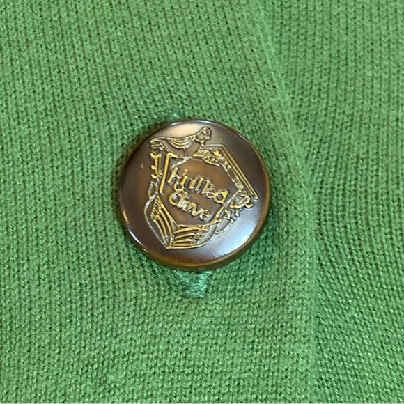 Knitted Dove Emerald Green Cardigan Sweater - Picture 9 of 13